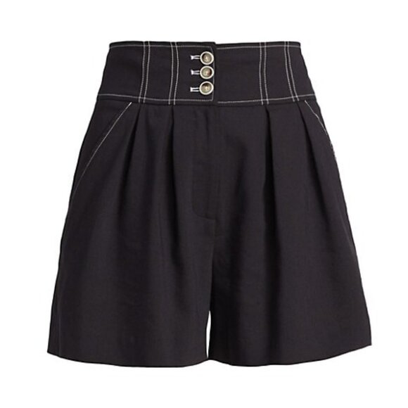 Veronica Beard Alicia High Rise Shorts - Picture 5 of 15